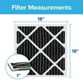 Filtrete 18x18x1 Air Filter, MPR 1200 MERV 11, Allergen Plus Odor