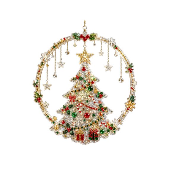 2026 Christmas Home Party Decoration Acrylic Christmas Art Hanging Ornament Suitable For Windows Doors Or Walls A Festive Decorative For The Home Entryway Christmas Celebration Party Supplies