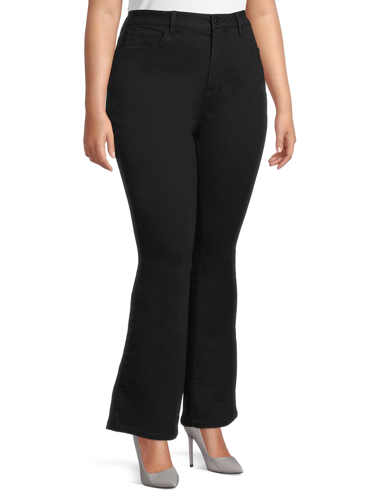 Terra & Sky Women's Plus Size Bootcut Jeans