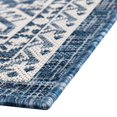 thumbnail image 3 of Unique Loom Outdoor Aztec Collection Area Rug - Chalca (2' x 8' Runner Blue/Ivory), 3 of 7