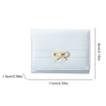 thumbnail image 4 of Monedero Monedas Bow Mini Money Clip Cierre Casting CiT Card () Azul Rojo, 4 of 7