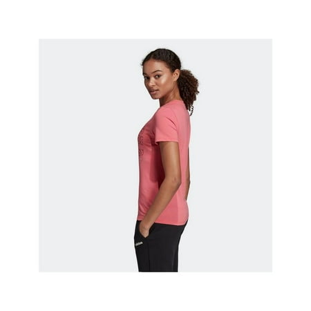 Adidas womens BLISS PINK t shirt W Aop Grfx t1, Medium