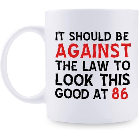 

86th Birthday Gifts for Women - 1935 Birthday Gifts for Women 86 Years Old Birthday Gifts Coffee Mug for Mom Wife Friend Sister Her Aunt Grandma - 11oz