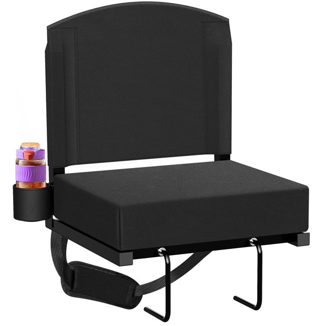 Asiento portátil para estadio Dayacoco con cojín impermeable, capacidad de 84 kg