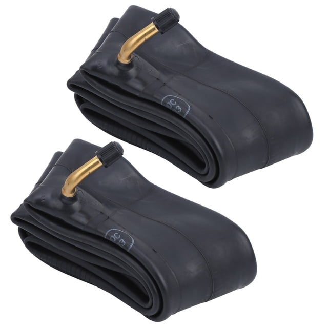 Bicycle Inner Tube, 2Pcs High Elasticity Butyl Rubber Inner Tyre Tube Tire Bend Valve for Bicycle Bike Accessory