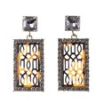 thumbnail image 5 of Pendientes colgantes de acrílico con estampado de leopardo para mujer G,JE140403, 5 of 5