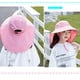 thumbnail image 3 of 2 piezas de sombrero para el sol para niños con solapa para el cuello, unisex, ajustable, de ala ancha, protección solar de verano, de malla, 3 of 5