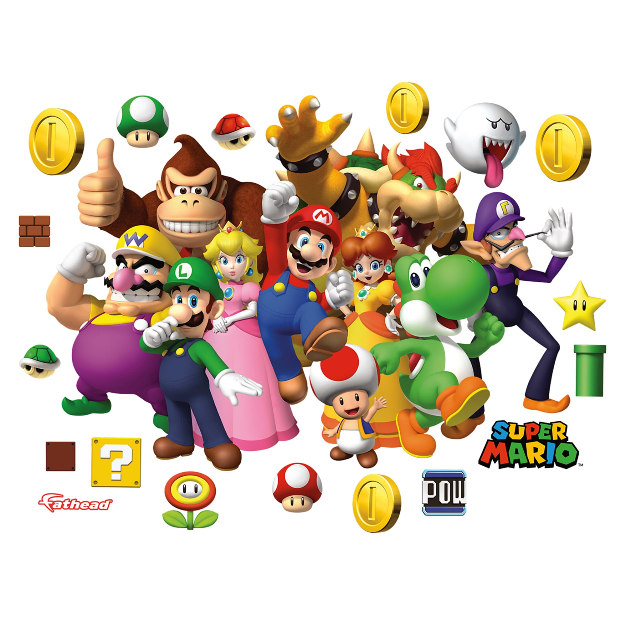 Mario Kart™ 8: Mario and Bowser Collision Mural - Officially Licensed –  Fathead