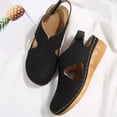 thumbnail image 6 of Closed Toe Sandals Women: Summer Dressy Wedge Sandal - Fisherman Comfortable Hollow Out Sandals, 6 of 9