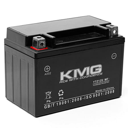 KMG 12V Battery for Honda PS250 Big Ruckus 2005-2008 Replacement Battery YTZ12S Sealed Maintenace Free Battery High Performance 12V SMF Replacement Powersport