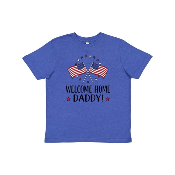 Inktastic Military Homecoming Welcome Home Daddy Youth T-Shirt
