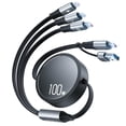 thumbnail image 1 of Cable retráctil 6 en 1 de carga rápida de 100 W CAFELE, 1 of 9