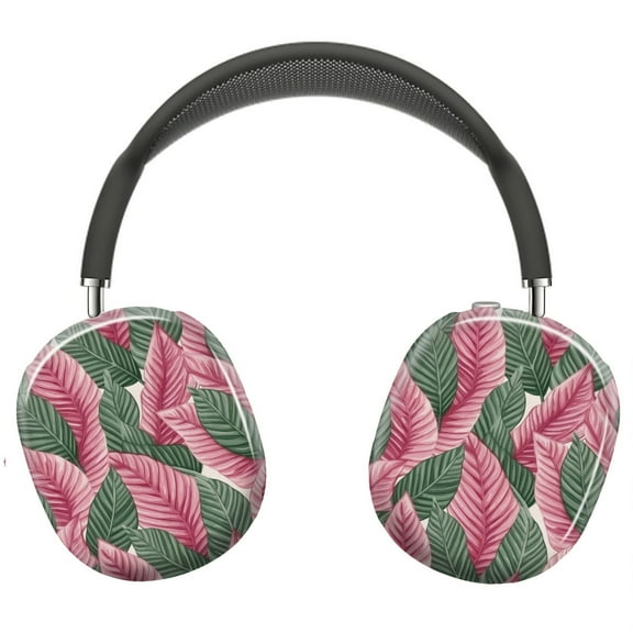 Protective Cover for AirPods Max Tropical Leaves =7 Headphones Aesthetic Print Snap On Cases