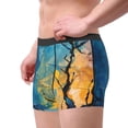 thumbnail image 2 of Pofeuu Abstract Night Sky Tree Print Men’s Boxer Briefs, Moisture-Wicking Underwear, Regular,Trunk-Medium, 2 of 5