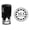 Black, variant on Printtoo Round Custom Address Return Self Inking Rubber Stamp Personalized Initial Monogram Stamper-Blue