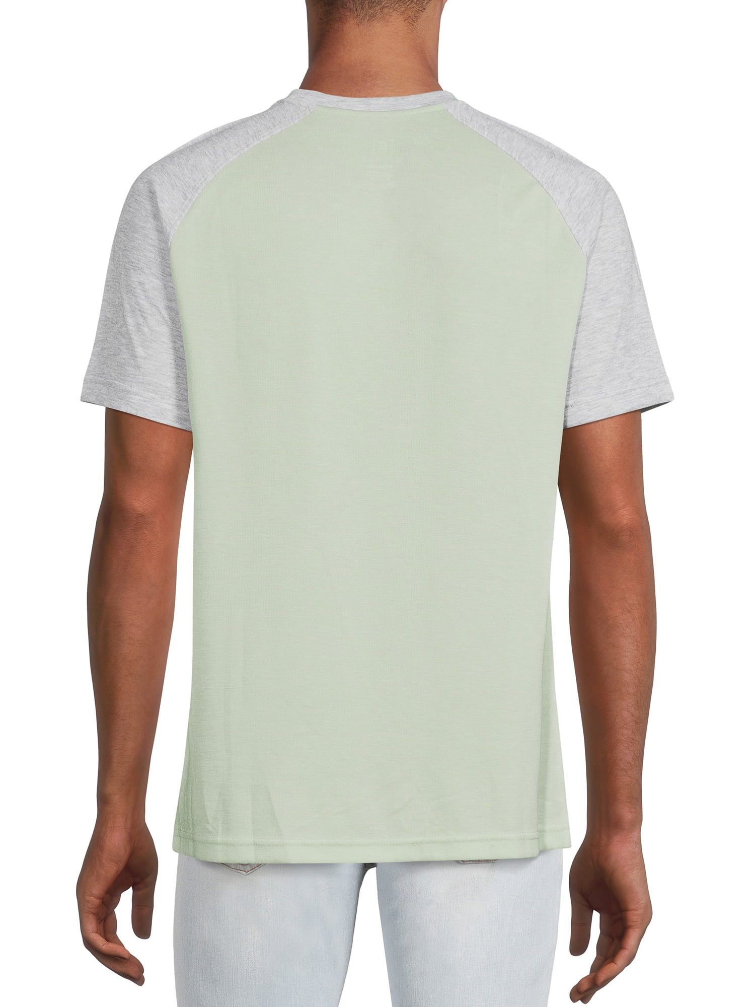 George Men's and Big Men's Short Sleeve Raglan T-Shirt, 2-Pack 