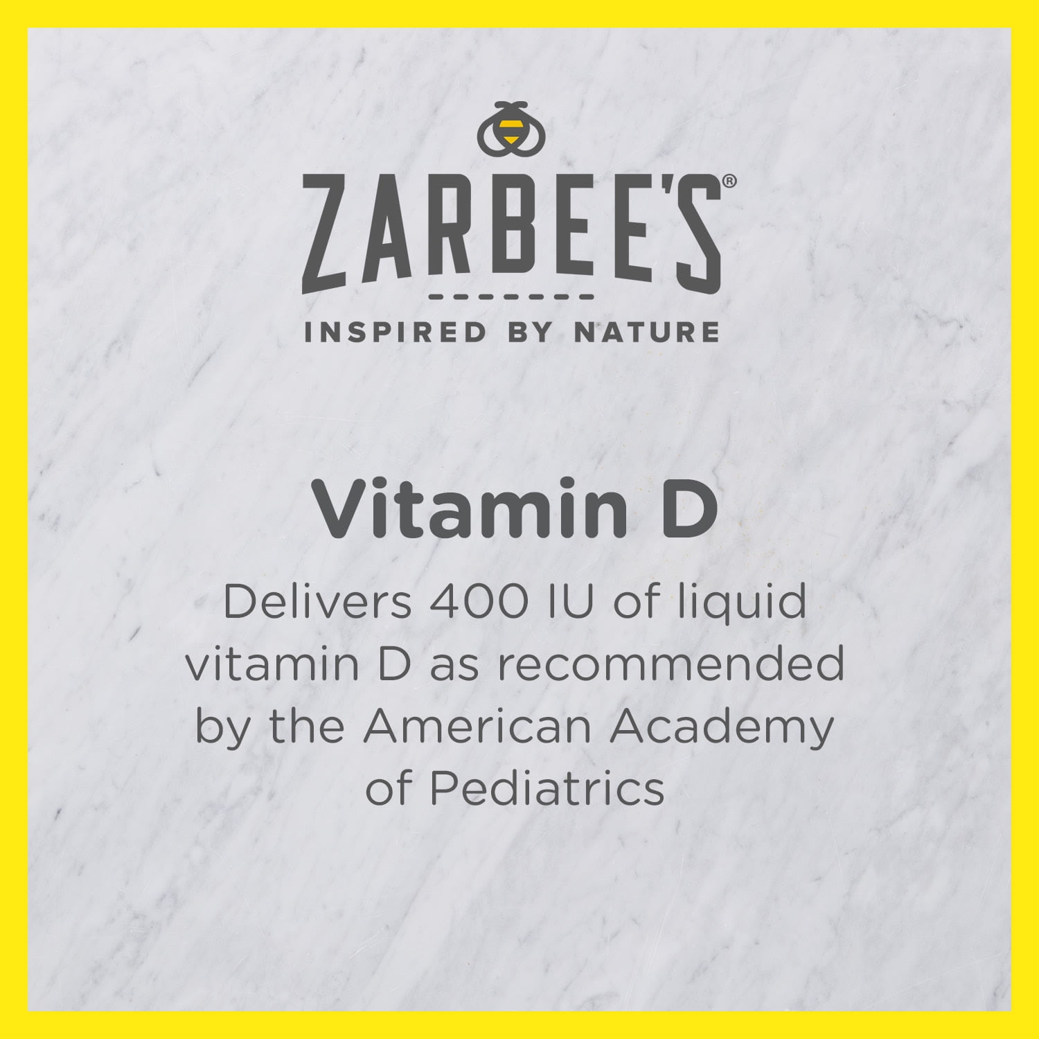 (2 pack) Zarbee's Baby Vitamin D Drops for Infants, Baby & Toddler Liquid Supplement, 0.47 Fl. Ounces (14mL) 1 Box
