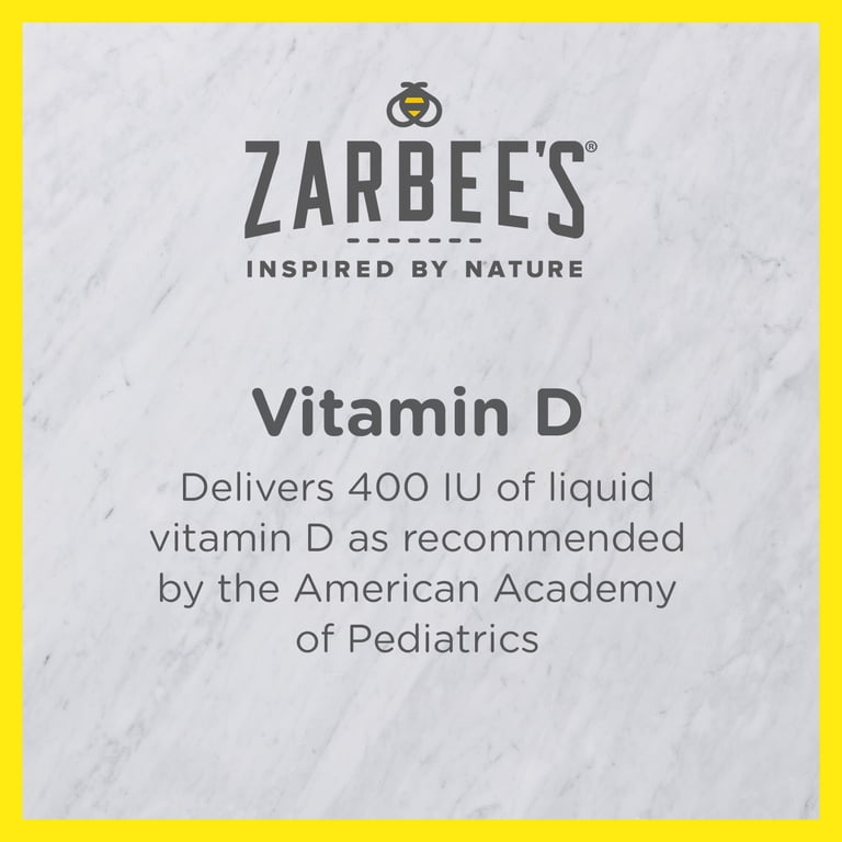 Zarbee's Baby Vitamin D Drops, 0.47 fl oz photo 3