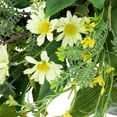 thumbnail image 4 of Northlight Mixed Foliage and Daisy Spring Wreath - 20", 4 of 8