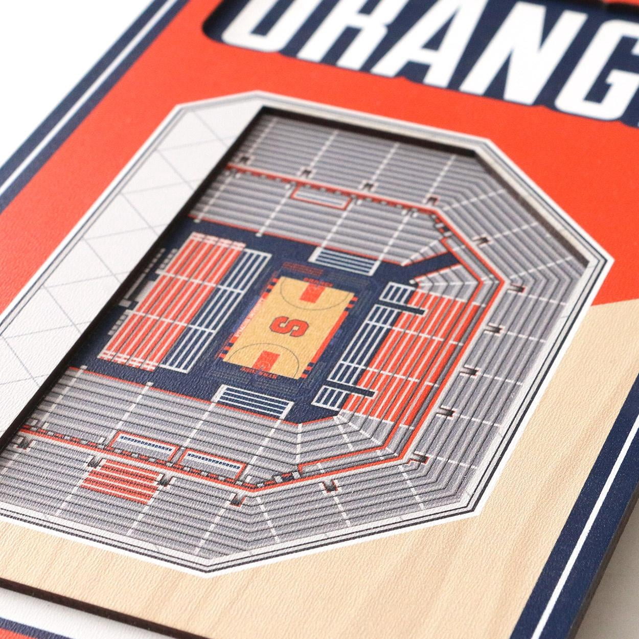 YouTheFan NCAA Syracuse Orange 3D Stadium Banner 6x19