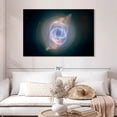 thumbnail image 2 of Elephant Stock Cat's Eye Nebula Wall Art - Horizontal Canvas Wall Art - Living Room Wall Decor - Astronomy & Space Canvas - Black And Blue Decor By Nasa - 48" x 32", 2 of 8
