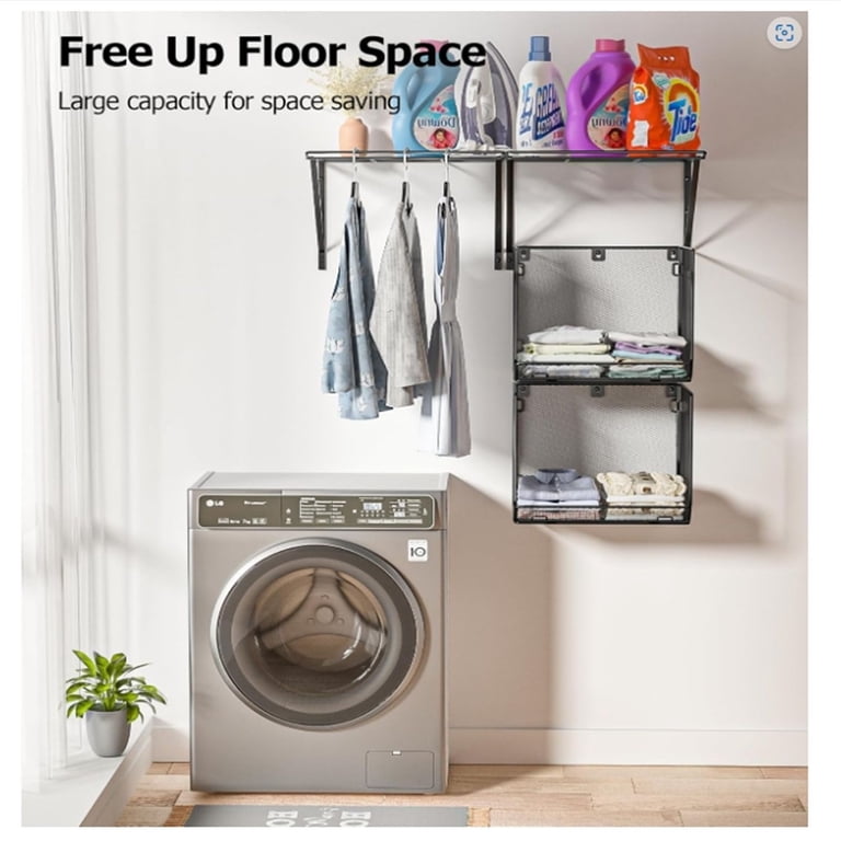 Wire Mesh Storage Laundry Room