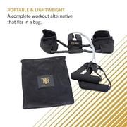 Total Body Band, 15 lbs, Medium, Silver, Full Body Workout Band, Strength & Core Training