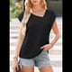 thumbnail image 4 of Blusas Elegantes e Informales de Corta para Mujer, Color Negro, Talla M, 4 of 8