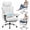 White, variant on CloudRest Pro 400lbs Executive heavy duty office chair, High Back Ergonomic Computer Desk Chairwith Lumbar Back Support, Black