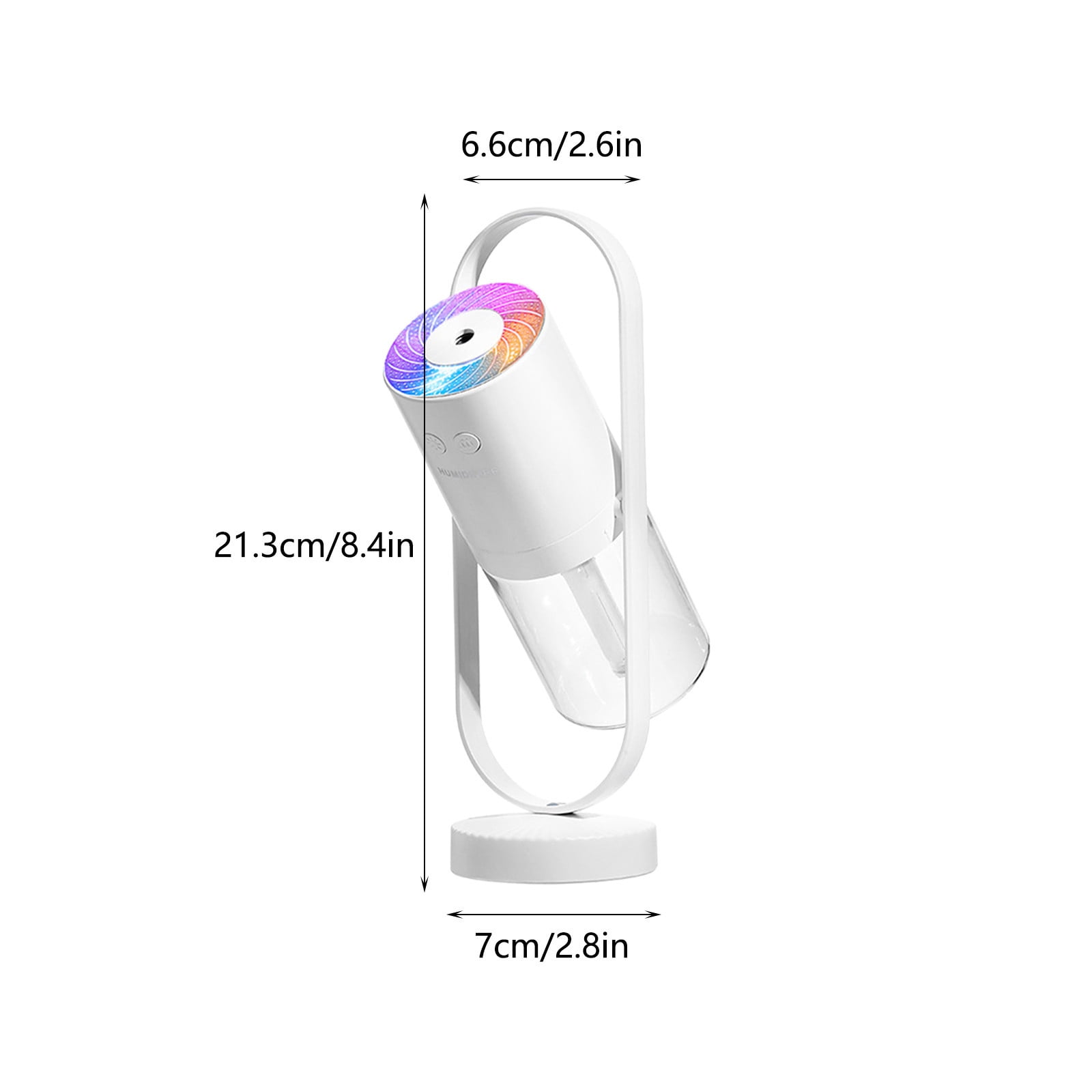 Tuphregyow Humidifiers For Baby 360 ° Rotary Atomization Humidifier Usb Powered Portable Projection Lamp Humidifier