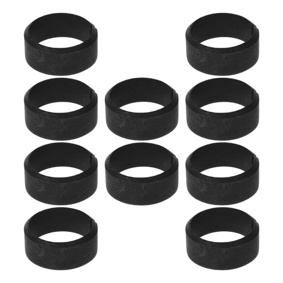 Homoyoyo 10pcs Black Rim Lug Nut Center 65 Manganese Spring Steel Wheel Accessories
