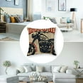 thumbnail image 5 of nygtbtfer Throw Pillow Cover Motor Motorcycle Helmet Part Bike Biker Black Pillowcase Square Pillow Case White, 5 of 7