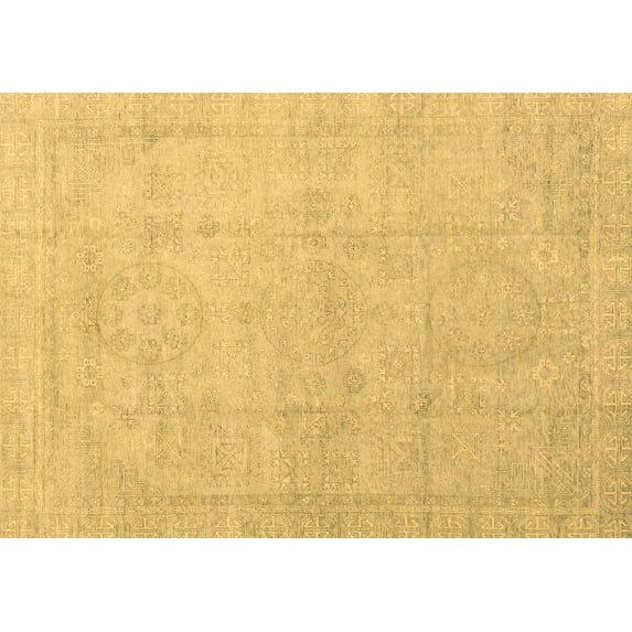 Ahgly Company Indoor Rectangle Abstract Brown Modern Area Rugs, 8' x 10'