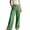 Green, variant on Hvogkswy Wide Leg Pants for Women, Button High Waist Casual Long Pants with Pockets Flowy Bohemian Vacation Cargo Pants