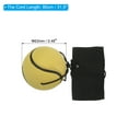 thumbnail image 2 of Uxcell 2.5 Inch Sports Wrist Ball, Tennis Rubber Wrist Return Ball Sport for Exercise, Yellow 2Pcs, 2 of 5