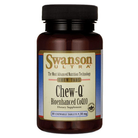 Swanson Chew-Q Bioenhanced Coq10 30 mg 30 Chwbls