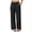 BX24_Black, variant on Women's Summer Mid Waist Wide Leg Palazzo Pants Casual Button Down Trousers 2026 Beach Travel Business Slacks with Pockets Navy L