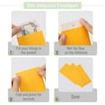 thumbnail image 2 of Mr. Pen- Money Envelopes for Cash, 100 Pcs, 6.5" x 3.5", Yellow Cash Envelopes, 100 Envelopes Money Saving Challenge, Money Saving Envelopes, 2 of 8