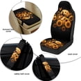 thumbnail image 6 of Xixirimido Car Seat Covers Front Seats Only with Belt Covers Armrest Box Cover 5Pcs Set for SUV Sedan Van Truck PU Leather Seat Protector Automotive Accessories, Golden Retriever Butterfly Sunflower, 6 of 8