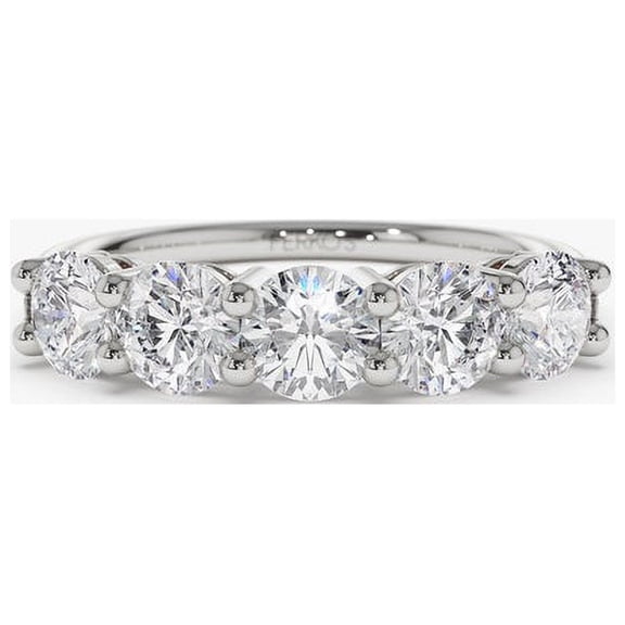 1.00 Ct Round Diamond Bridal Bands Solid 14K White Gold