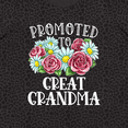 thumbnail image 4 of Inktastic Promoted to Great Grandma with Flowers Women's Plus Size T-Shirt, 4 of 5