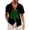 Sky Blue, variant on Wyzesi White Beach Shirt Men Hide Belly Men'S 3D Digital Print Short Sleeve Fashion Personality Lapel Casual Loose Shirt Top