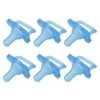 Dr. Brown's HappyPaci Silicone Pacifiers, 0-6 Months, Blue, 6-PK for WEB