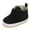Black, variant on Chunleiiii Spring And Autumn Children Baby Toddler Shoes Boys And Girls Casual Shoes Light Flat Sole Solid Color High Top Hook Loop Comfortable 2t Boys Shoe