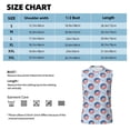 thumbnail image 5 of Goofa Donut with the USA Fag Printed Men's Sleeveless T-Shirt - Athletic Gym Workout Tank Top for Men - Moisture-Wicking, UPF 30+ Quick-Dry Muscle Tee-Large, 5 of 8