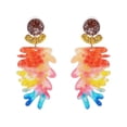 thumbnail image 1 of Joyería de moda de las mujeres de la resina gota cuelgan los pendientes accesorio de la muchacha (multi 1), 1 of 2