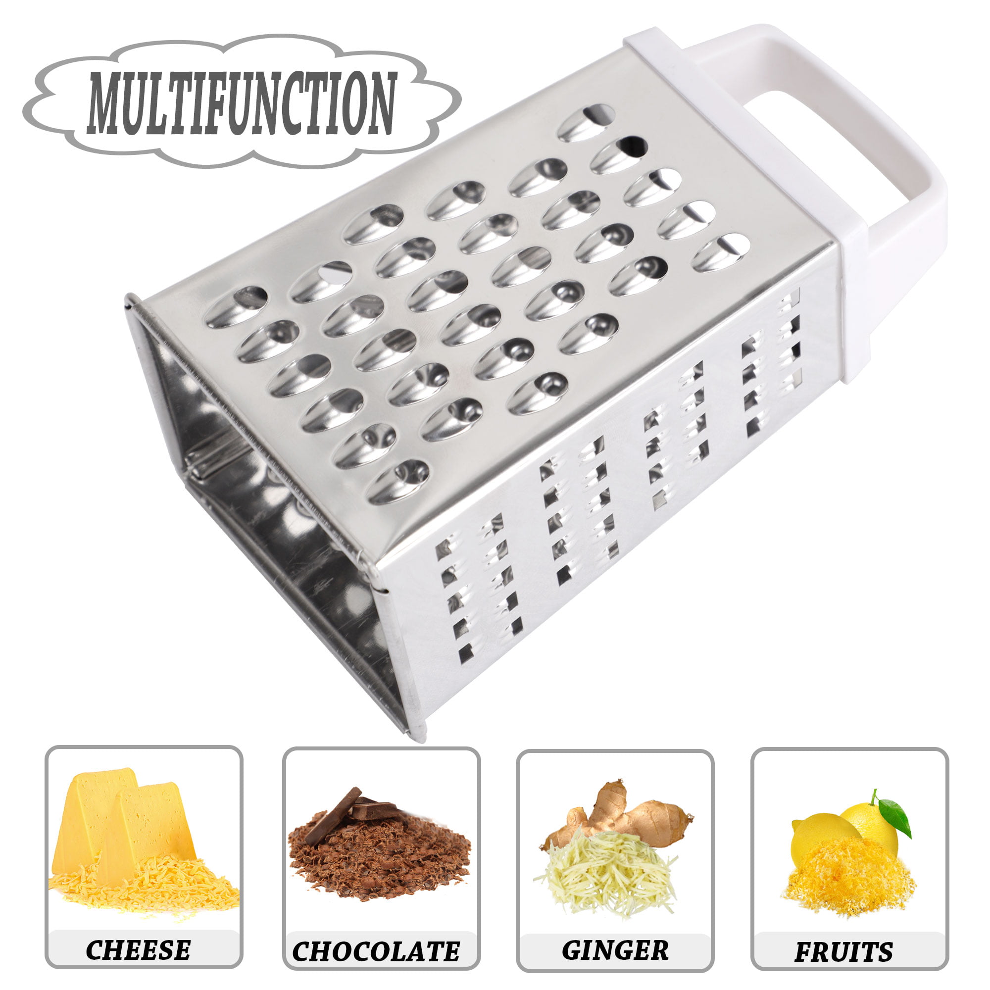 Multi-Functional 4 Sided Box Grater Cheaper Price Stock 410 Ss Stainless  Steel Portable Fruit Carrot Cheese Grater - China Cheese Grater and  Multi-Functional Grater price