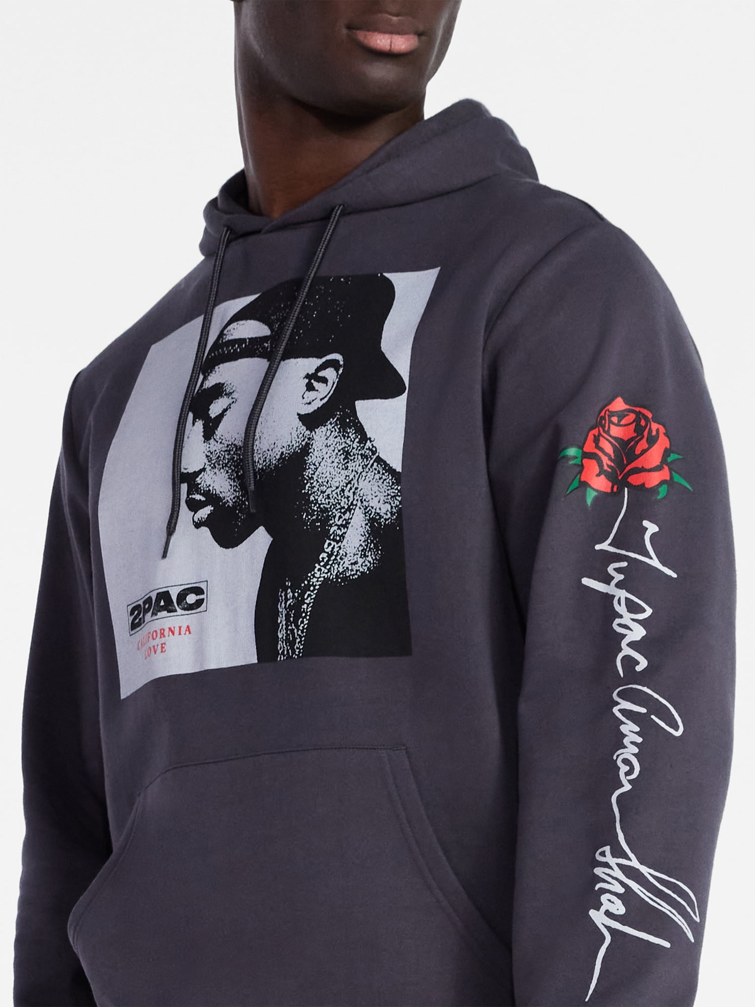 Tupac Men's and Big Men's California Love Hoodie, Sizes XS-5XL