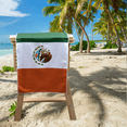 thumbnail image 6 of Evlmd 2 PCS Oversized Sand-Free Microfiber Beach Towel, 30" x 60", Mexico Flag-Inspired Design, Quick Dry Lightweight Towel, Soft & Absorbent, Compact Travel Towel for Beach & Pool, 6 of 7