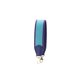 thumbnail image 4 of Correa de hombro de lona azteca azul eléctrico/azul de 2" de ancho y cuero Togo para bolso de marca, accesorios para bolsos de mujer, correas para bolsos, 4 of 5